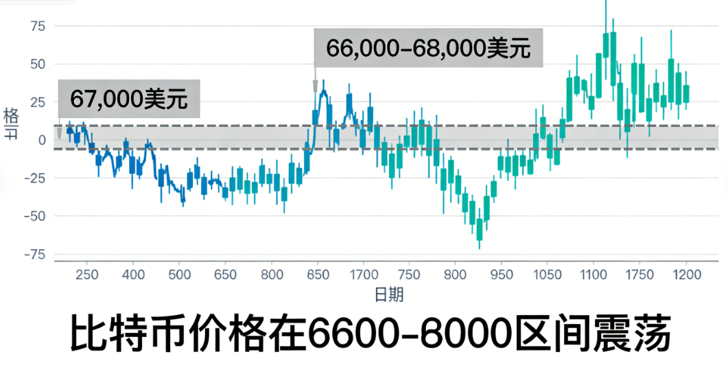 比特币升破67000美元 日内微涨0.22% 震荡格局仍未打破